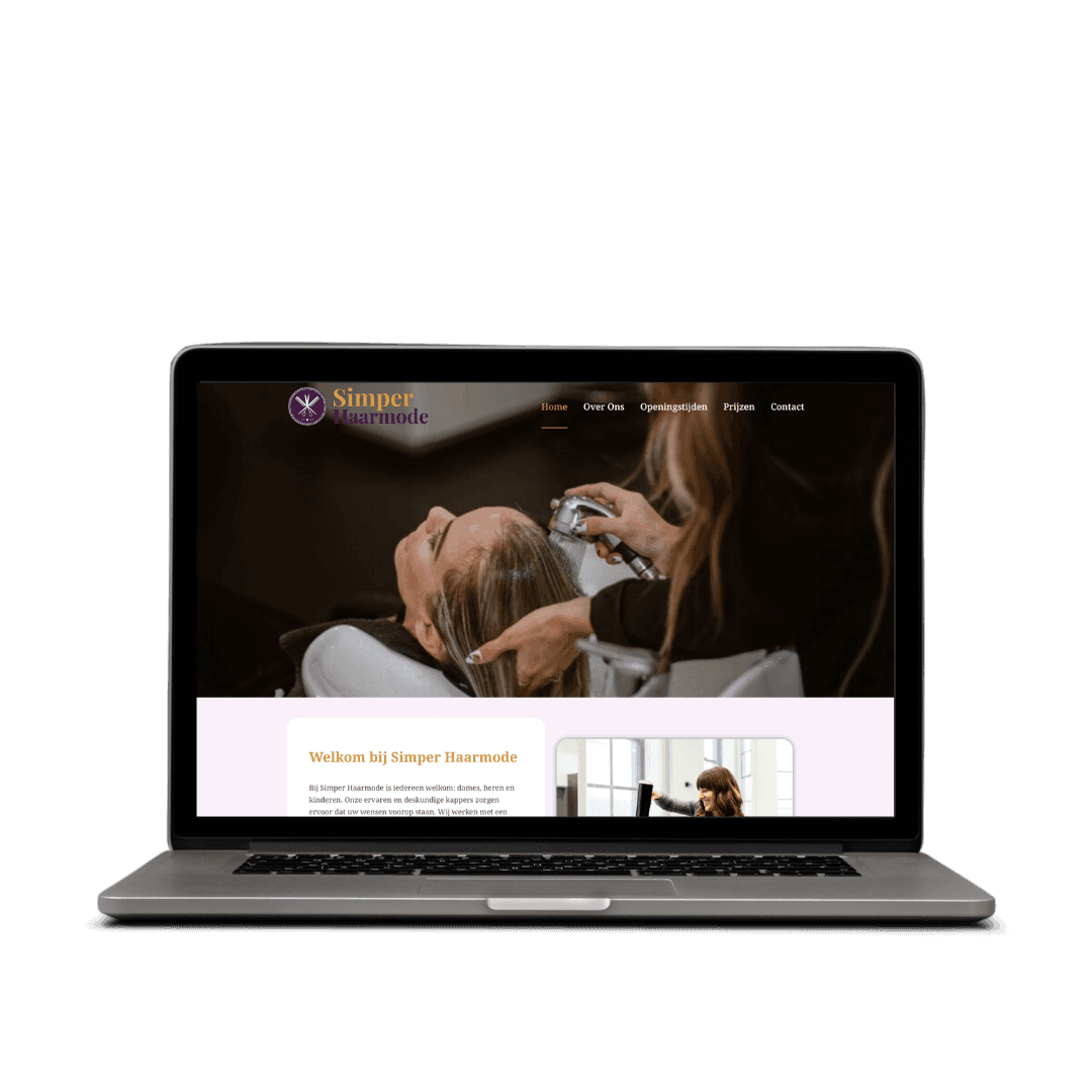 Website laten maken voor een kapster